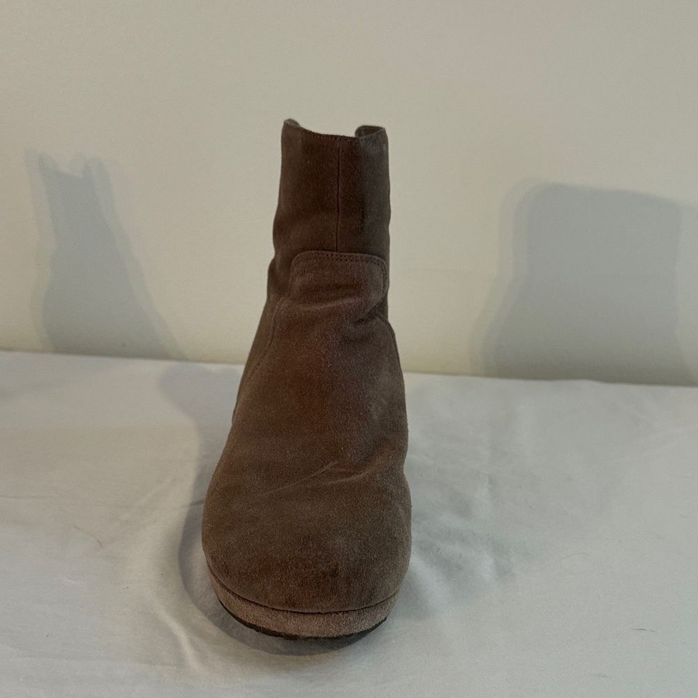 Chocolat Blu Taupe Suede Ankle Boots - Picture 10 of 14